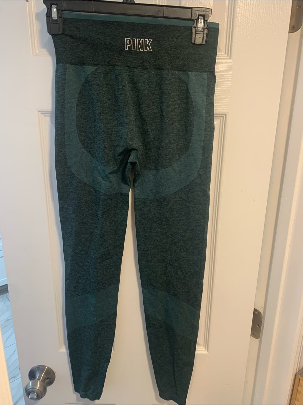 PINK Victoria's Secret Dark Teal Seamless Leggings